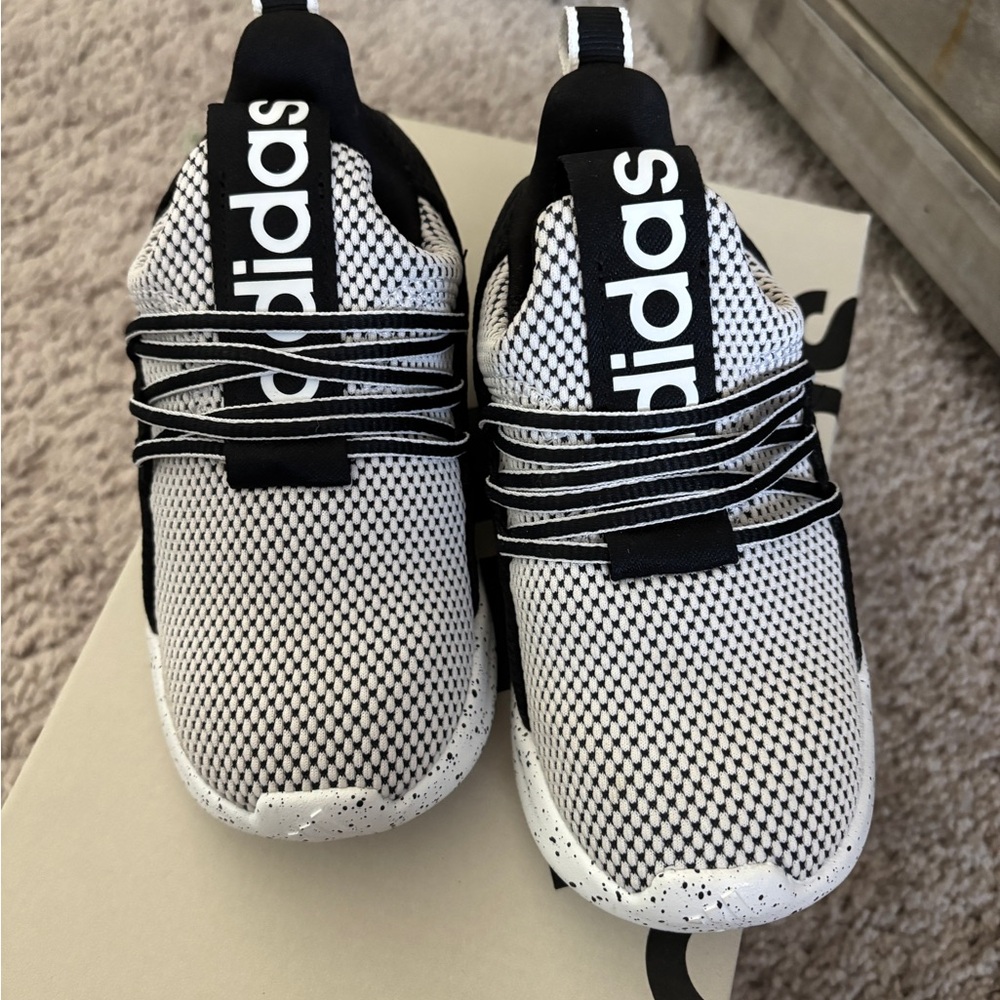 Adidas Kids Monochrome Mesh Sneakers